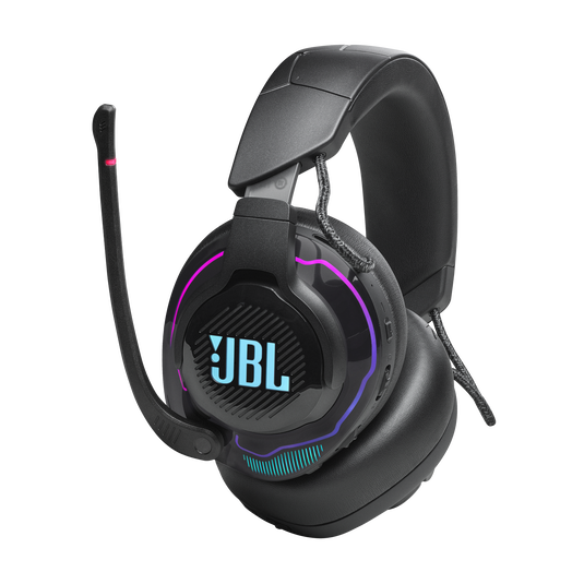 JBL Quantum 910 Wireless - Black - Wireless over-ear performance gaming headset with head  tracking-enhanced, Active Noise Cancelling and Bluetooth - Detailshot 4 image number null